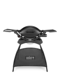 Weber Q 2000 (Q 2200) dujinis grilius su stovu – juodas